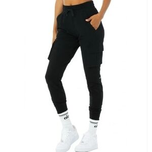Alo yoga unwind sweats Black comfy joggers XS